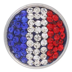 18mm Sugar snaps Alloy with chunks rhinestones KB2409-AD snaps jewelry
