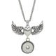 Pendant of necklace with 45CM chain fit 18mm snap chunks