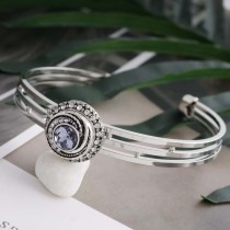 12MM design snap sliver plated with light purple Rhinestone and Enamel KS6270-S interchangeable snaps jewelry