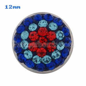 Small size snaps Style chunks with blue rhinestone KS2716-S