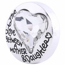 20MM Love snap Silver Plated with white Rhinestone KC6132 snaps jewelry