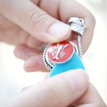 10pcs Snap Pick Button Charm Jewelry Tool MIX colors for random Similar style goods number 0.73MM