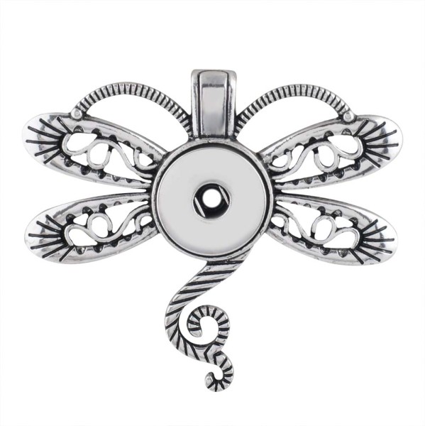 Pendant of necklace without chain fit snaps style fit 18&20mm chunks jewelry