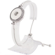 1 buttons snaps Adjustable metal Bracelets KC0705 fit snaps chunks