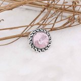 20MM snap Oct. birthstone pink KC6583 interchangable snaps jewelry