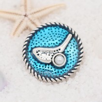20MM  blue sports snap golf KC6900 snaps jewelry