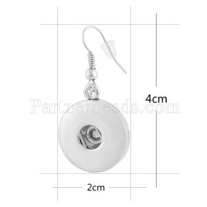 snaps metal earring