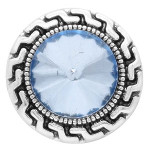 20MM snap Mar. birthstone light blue KC6576 interchangable snaps jewelry