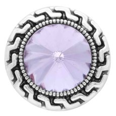 20MM snap Jun. birthstone purple KC6579 interchangable snaps jewelry