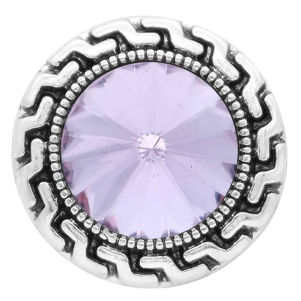 20MM snap Jun. birthstone purple KC6579 interchangable snaps jewelry
