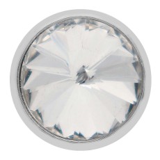 20MM design snap silver Plated with White rhinestone KC6962 snaps jewelry