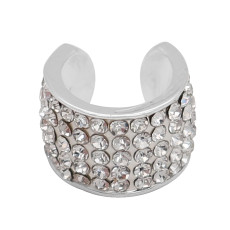 White rhinestone fittings for silver-plated belt of ultrasonic stethoscope