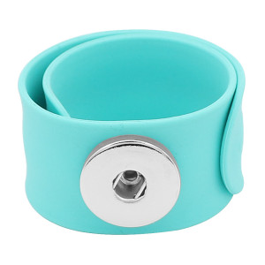 Creative papa circle Silica gel Hot Sale Trendy Snap Button Bracelet Bangles fit 20MM Snap Jewelry fun gift