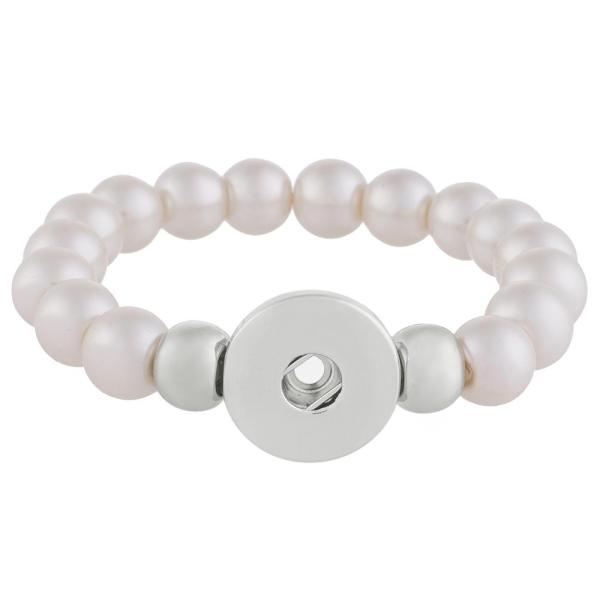 pearl bracelets Fit 18/20mm snaps chunks