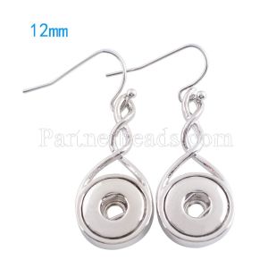 Snaps metal earring KS0976-S fit 12mm chunks snaps jewelry
