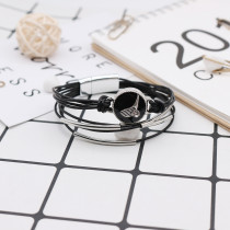 20MM sport  sliver Plated with black enamel and Rhinestone KC6566 snaps jewelry