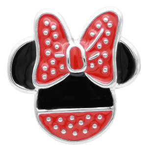 20MM Cartoon snap silver Plated with   enamel KC5723 CH3 snaps jewelry