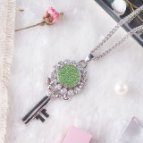 20mm snaps green Rhinestones  Chunks Poppers With High Quality Bottom