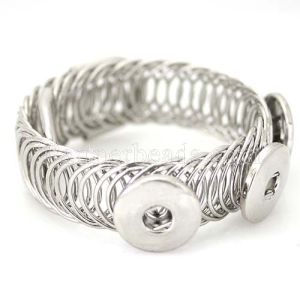 3 buttons snaps metal armband fit snaps chunks