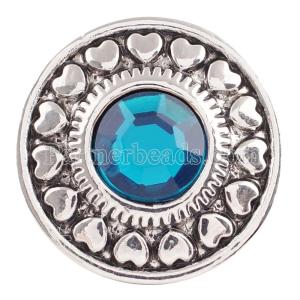 20MM snap Dec.birthstone cyan KC5044 interchangable snaps jewelry