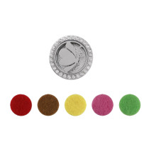 10pcs Sponge perfume slices 15mm fit  perfume Snap locket 22mm MIX colors 