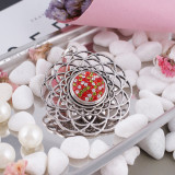 snaps button with red chunks rhinestones KC2704 snaps jewelry