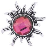 20MM snap Antique Silver plated with multicolor Rhinestone KC6258 snaps jewelry