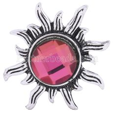 20MM snap Antique Silver plated with multicolor Rhinestone KC6258 snaps jewelry