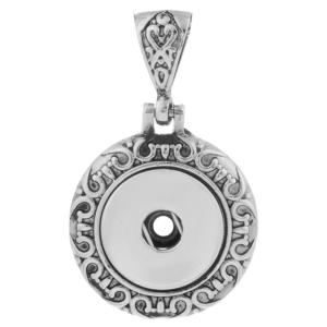 Pendant of necklace fit snaps style 18mm chunks jewelry