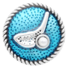 20MM  blue sports snap golf KC6900 snaps jewelry