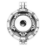 30MM alloy Aromatherapy/Essential Oil Diffuser Perfume snap jewelry fit 20MM chunks Pendant with 1pc 20mm discs as gift