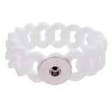 1 Button Silicone Stretch bracelet