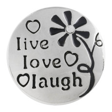 20MM love flower snap silver plated with Enamel KC5577 snaps jewelry