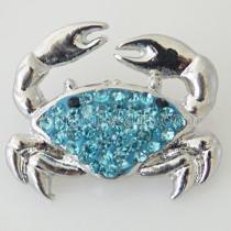 Single molding chunks with blue Clay spot rhinestone