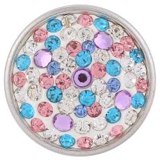 18mm Sugar snaps Alloy with chunks rhinestones KB2408-AA snaps jewelry