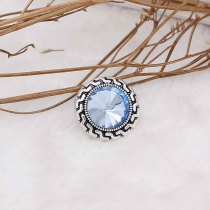 20MM snap Mar. birthstone light blue KC6576 interchangable snaps jewelry