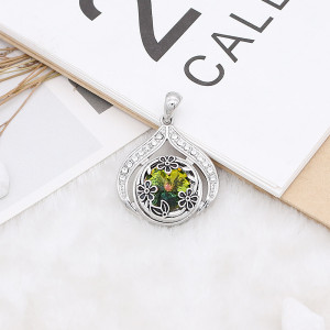 20MM design  snap Silver Plated with  rhinestone KC9928 snaps jewelry