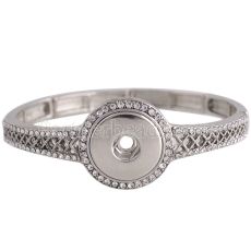 Snaps metal bangle bracelet Elastic fit 20MM snaps chunks