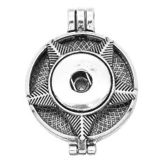 30MM alloy Aromatherapy/Essential Oil Diffuser Perfume snap jewelry fit 20MM chunks pendant with 1pc 20mm discs as gift