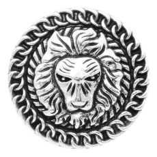 20MM lion snap Silver Plated KC6855 snaps jewelry