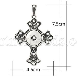 Pendant of necklace fit snaps style 18mm/20mm chunks jewelry