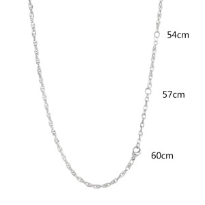60CM Stainless steel fashion rope chain fit all jewelry