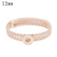 1 buttons snaps rose gold copper Bracelets KS1232-S fit 12MM snaps chunks