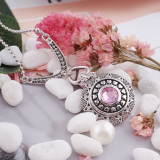 20MM snap Oct. birthstone pink KC5042 interchangable snaps jewelry