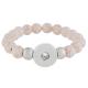 white howlite bracelets Fit 18/20mm snaps chunks