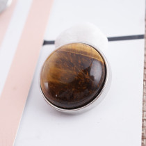 20MM snaps brown semi-precious stones Chunks