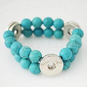 turquoise bracelets Fit 18/20mm snaps chunks