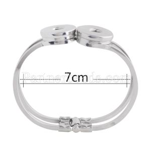 2 buttons snaps metal armband fit snaps chunks