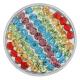 18mm snaps sugar snaps alloy with multicolor chunks rhinestones KB2402-AO snaps jewelry