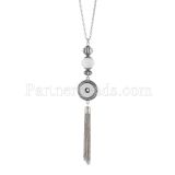 The 80CM Necklace with pendant fit 18mm snaps chunks